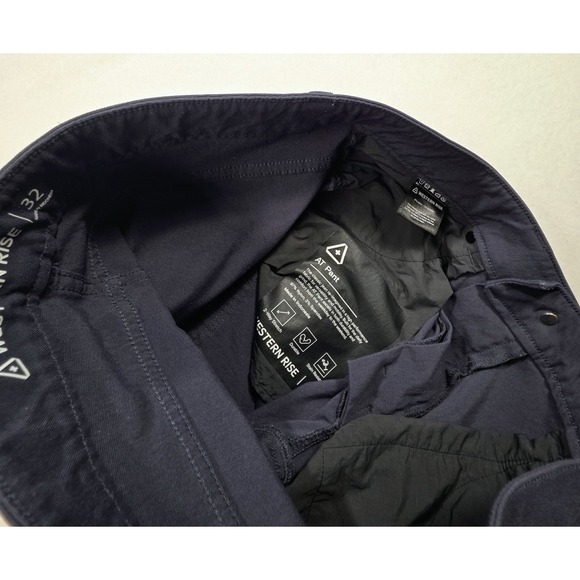 Western Rise AT Pants Men 32x30 Gray Nylon Stretch Pants All Terrain LIMITED USE - Picture 5 of 8